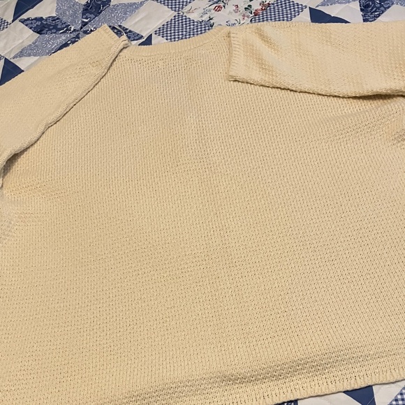 Sonoma Cream Button Knit Sweater - Picture 7 of 7